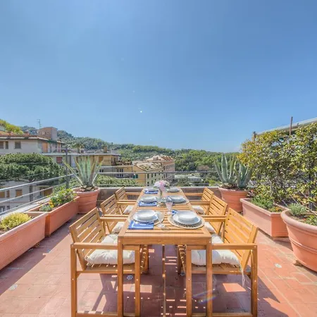 Casa Sole Terrazza Con Vista Mare, Relax E Wifi アパート *