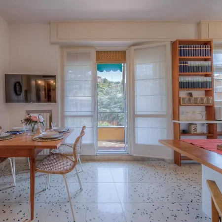 Casa Sole Terrazza Con Vista Mare, Relax E Wifi * Camogli