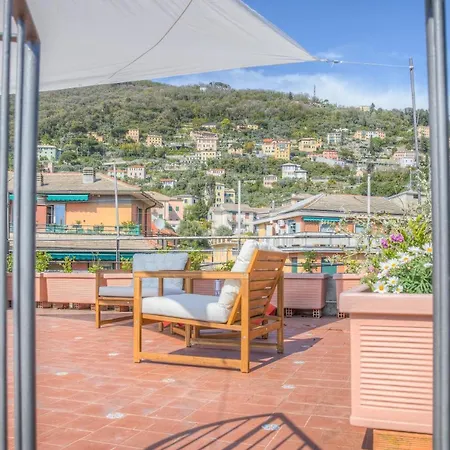 Casa Sole Terrazza Con Vista Mare, Relax E Wifi Camogli