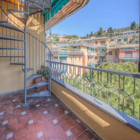 Casa Sole Terrazza Con Vista Mare, Relax E Wifi * Camogli